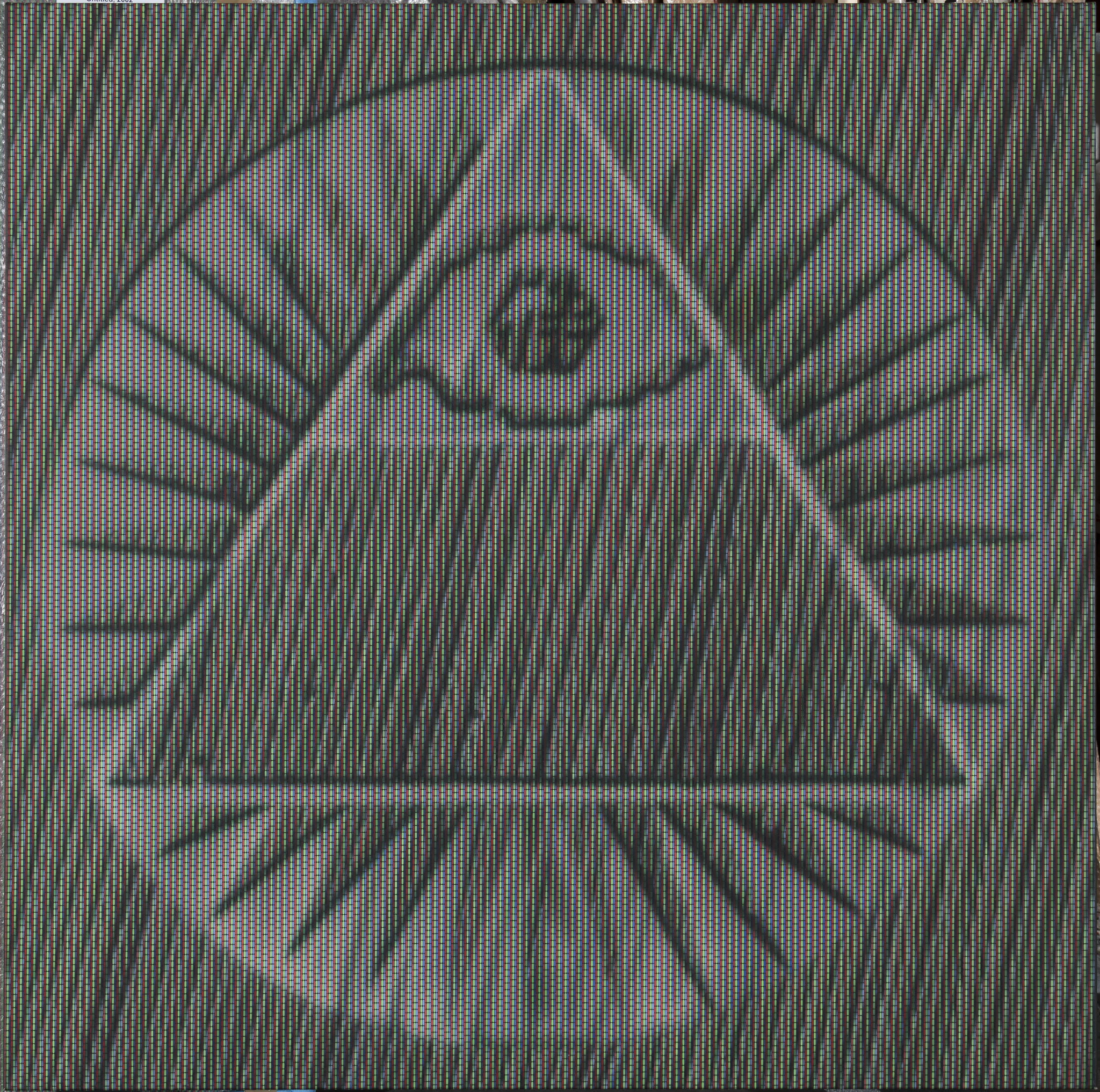 Cristiano Pintaldi, Untitled, 2002, acrylic on canvas, cm. 150×150