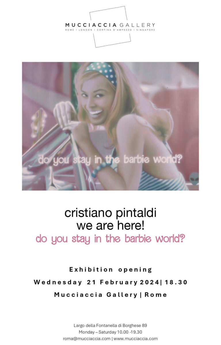 Cristiano Pintaldi. We are here. Do you stay in the Barbie world?